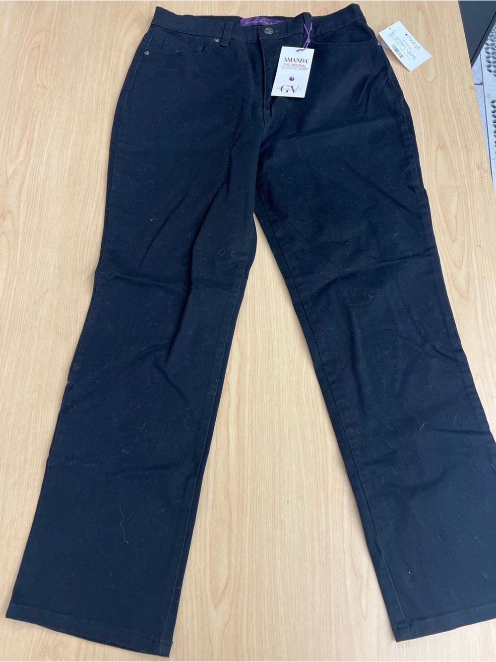 Gloria Vanderbilt Black Straight Leg Women’s Jeans